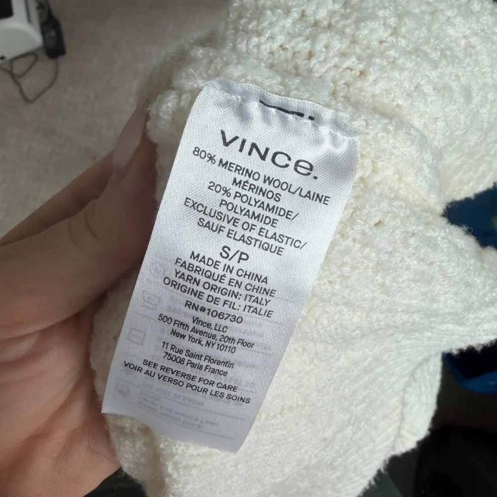 Women's‎ Vince Cable Knit Merino Wool Blend Pullover Size Small